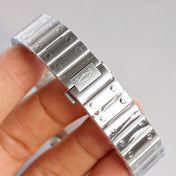 SANTOS LADY 35.1MM STEEL CASE WHITE DIAL