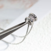 ZERO 1 SILVER DIAMOND NECKLACE