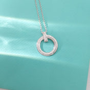 T WIRE PEDANT DIAMOND NECKLACE