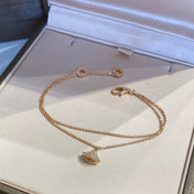 DREAM 1 MOTIF DIAMOND DOUBLE CHAIN BRACELET