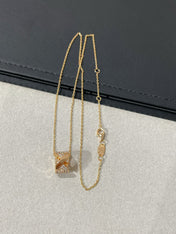 LIENS EVIDENCE DIAMOND PAVED NECKLACE