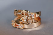 ALCHIEME PINK GOLD DIAMOND RING