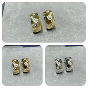 BEE LOVE DIAMOND HOOP EARRINGS