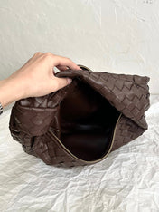 BV TEEN JODIE 36CM CHOCOLATE SUEDE LEATHER