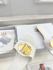 CD FOREVER HEELED 1.5CM WHITE