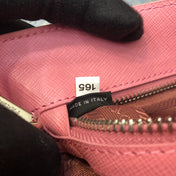 PRA MINI 23 BAG IN PETAL PINK SAFFIANO LEATHER