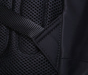 PRA BACKPACK 39 IN BLACK RE-NYLON AND SAFFIANO LEATHER