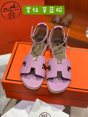 SANTORINI SANDAL LAVENDER CALFSKIN