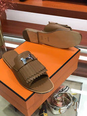 ROYAL SANDAL CHOCOLATE LAMBSKIN