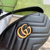MARMONT BELT BAG 18 IN BLACK CALFSKIN