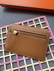 HM Kelly Pocket 13.5 Tan Epsom Ghw