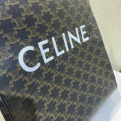 TRIOMPHE  32 BLUE IN PATTERN CALFSKIN