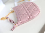 MINI CARO BAG 25 IN LIGHT PINK LAMBSKIN