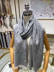 GUCCI 25S SCARF 200 IN CASHMERE SILK 706564