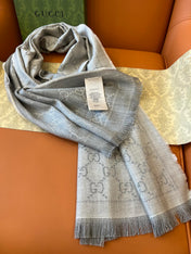 GUCCI 25S SCARF 180 IN WOOL 644856