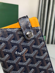 MONTMARTRE GM CASE 18 IN NAVY BLUE GOYARDINE CANVAS
