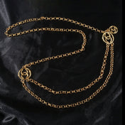 CHANEL 25S CHAIN BELT IN GOLD METAL 615892