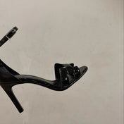 PREMIERE 105 SANDAL IN BLACK PATENT CALFSKIN