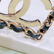 CHANEL 26S BELT 30 MM IN BLACK CALFSKIN 658421