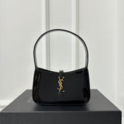 MINI 19 BLACK GLOSSY CALFSKIN HOBO