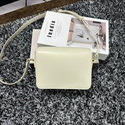 TRIOMPHE TEEN 18 WHITE COWHIDE LEATHER