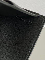 TRIPHOME 10 TRIFOLD WALLET CALFSKIN BLACK