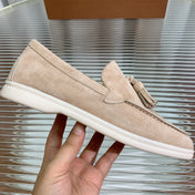 LP SUMMER WALK TASSELS LOAFERS TORTILLA SUEDE