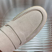 LP RETRO SUMMER WALK LOAFERS BEIGE SUEDE
