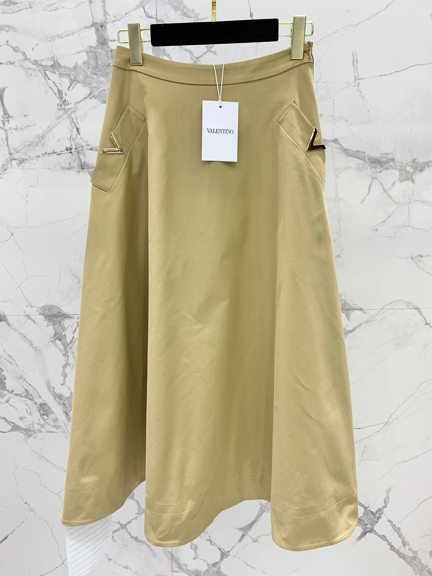 VALENTINO 26S A-LINE MIDI SKIRT 333