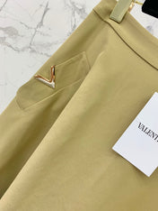 VALENTINO 26S A-LINE MIDI SKIRT 333