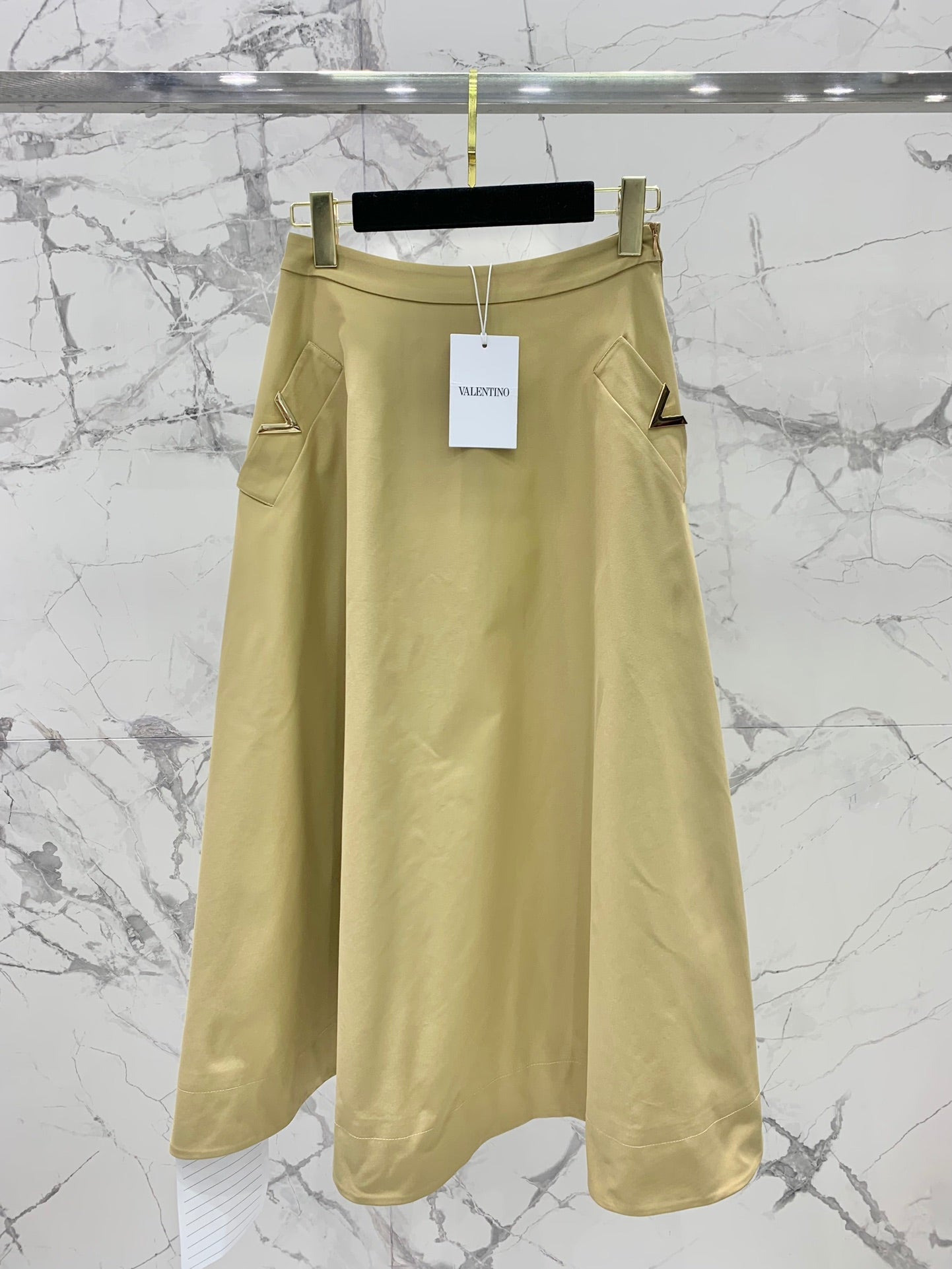 VALENTINO 26S A-LINE MIDI SKIRT 333