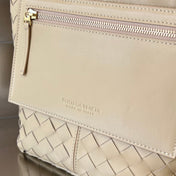 FLIP FLAP 23 BAG IN BEIGE LAMBSKIN