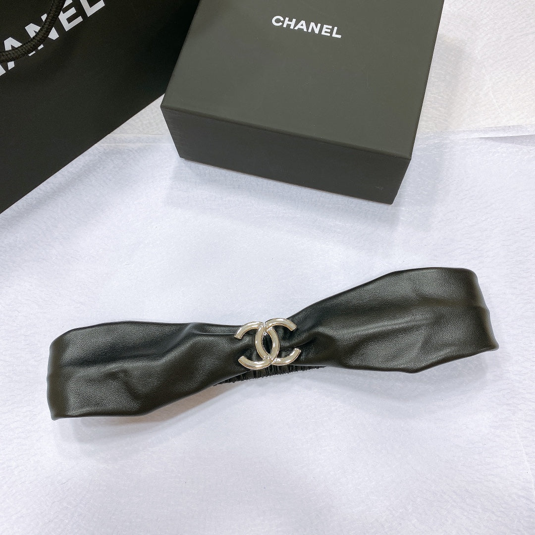 CHANEL 26S BELT 30 MM IN BLACK LAMBSKIN 662947
