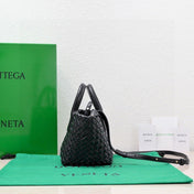 Mini Cabat 20cm Black Lambskin Ghw