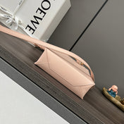 STANDARD A5 TOTE BAG IN PEACH PINK CALFSKIN
