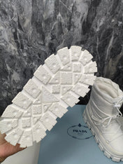 PRA RE-NYLON GABARDINE APRÈS SKI BOOTIES WHITE