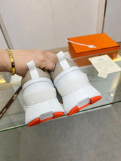 GIGA SNEAKER CARAMEL MIX LIGHT GRAY CALFSKIN