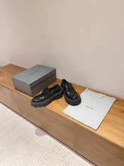 BALENCIAGA 25S LOAFERS IN BLACK CALFSKIN