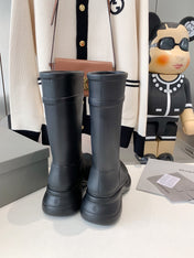 CROCS BOOTS IN BLACK RUBBER