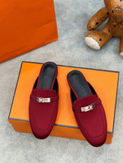 OZ Mule Cherry Silk Thick Cloth/Sheepskin