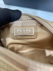 PRA CLUTCH 12 IN TAN BROWN RE-NYLON