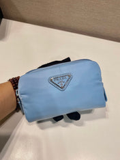 PRA CLUTCH 12 IN CERULEAN BLUE RE-NYLON