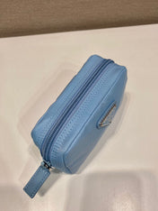PRA CLUTCH 12 IN CERULEAN BLUE RE-NYLON