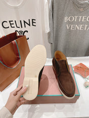 LP HIGH TOP OPEN WALK LOAFERS BROWN SUEDE