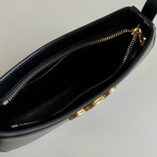 TRIOMPHE 22 BLACK CALFSKIN