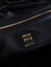 BEAU BAG 34 IN BLACK LEATHER