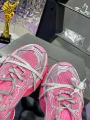 3XL SNEAKER IN PINK MIX SILVER MESH AND POLYURETHANE