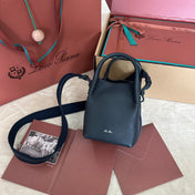 MICRO BALE BAG IN DARK BLUE CALFSKIN 226599