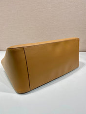 ELEGANT TOTE BAG 40 IN CIDER BROWN SMOOTH CALFSKIN
