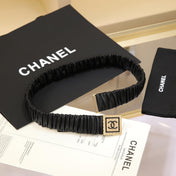 CHANEL 26S BELT 30 MM IN BLACK CALFSKIN 658425